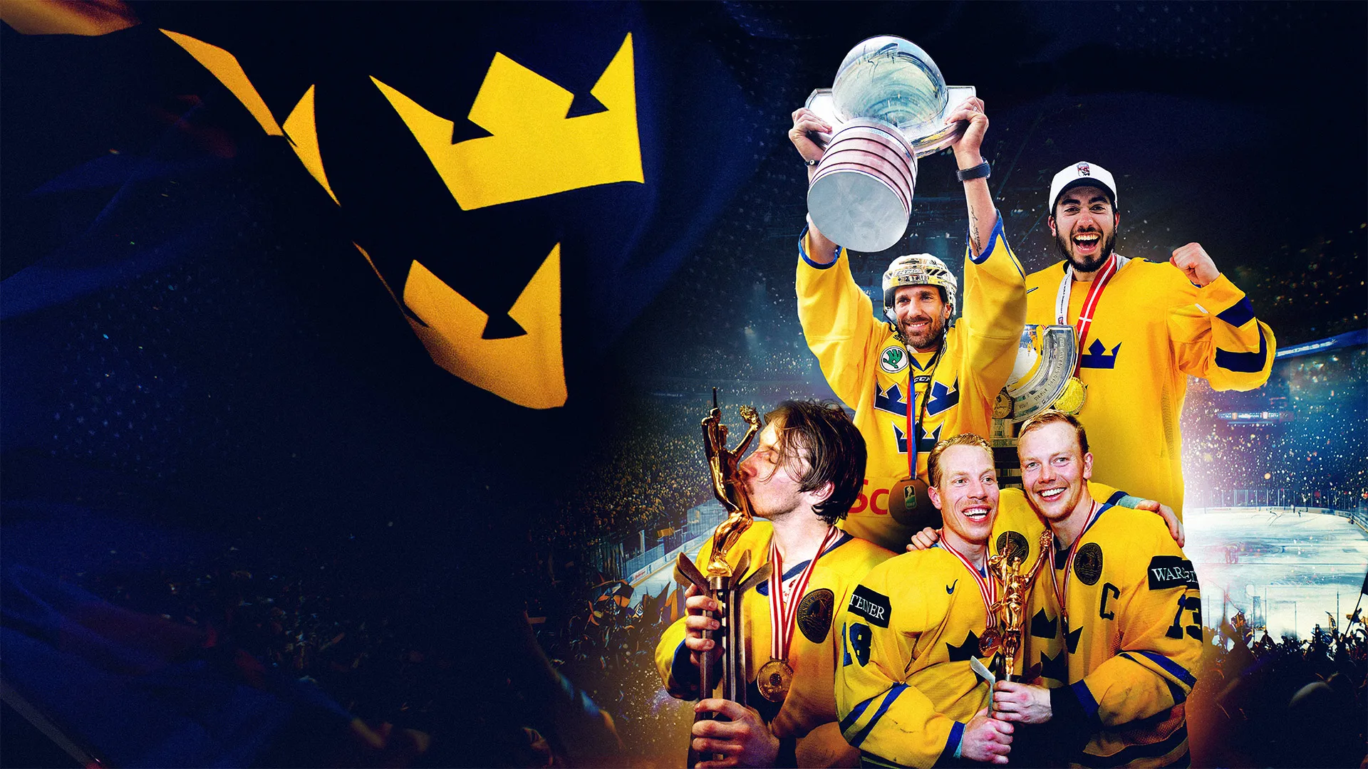 Aktuella hockeyspelare från årets hockey-VM som streamas på Viaplay Sport den 15–31 maj med något av våra tv-paket.