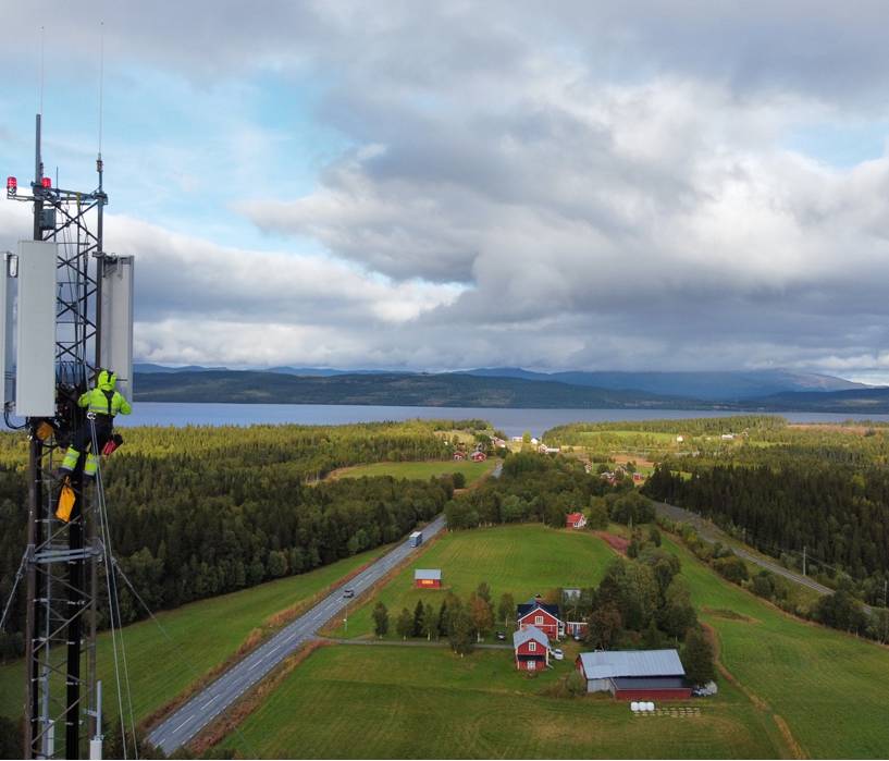 Mobilmast från Telia