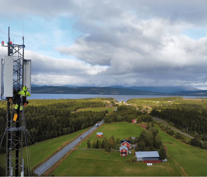 Mobilmast från Telia