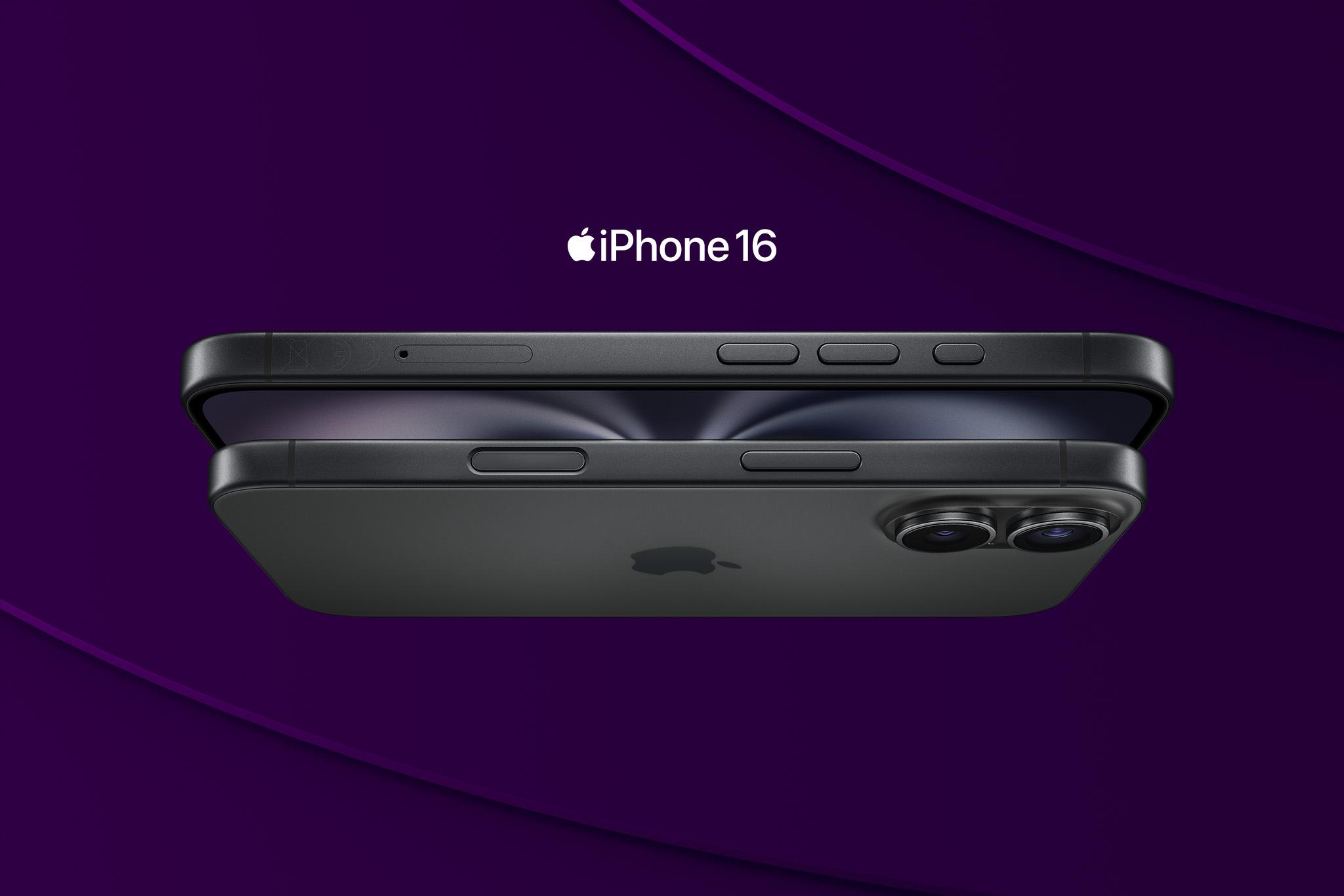 iPhone 16 svart färg
