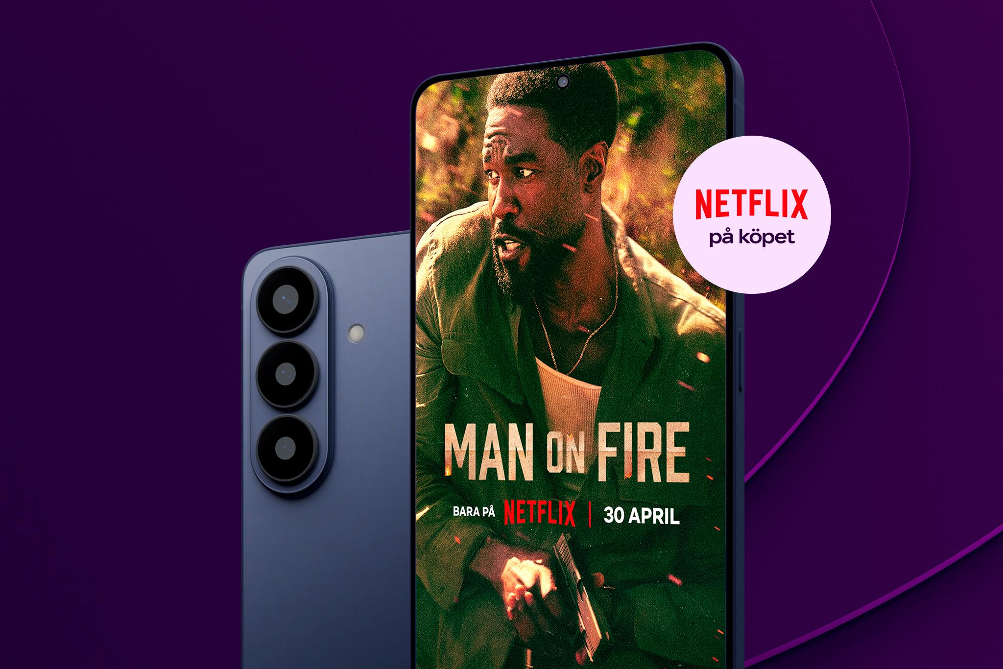 Samsung Galaxy S26 + Netflix på köpet