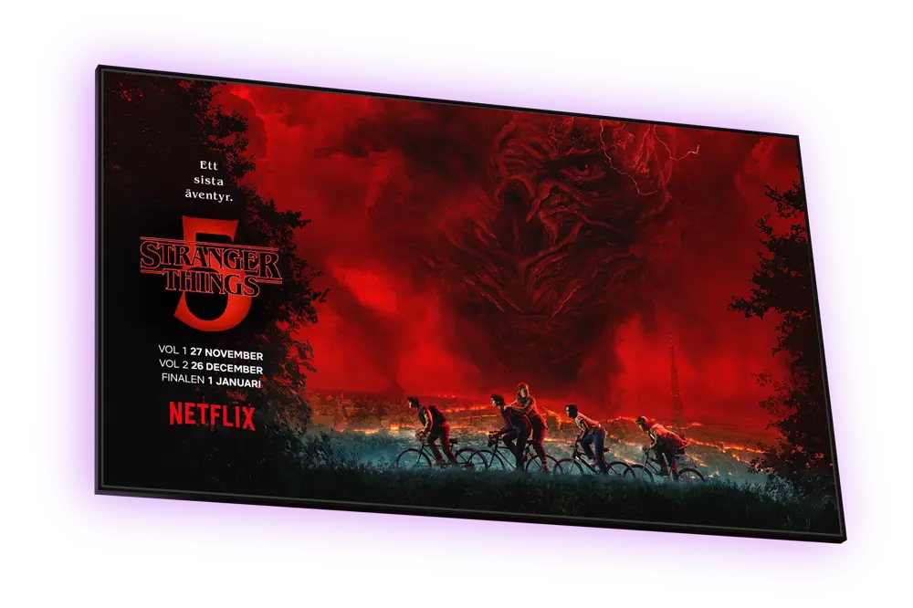 Missa inte den femte och sista säsongen av Stranger Things som har premiär och går att streama på Netflix från den 27 november 2025.