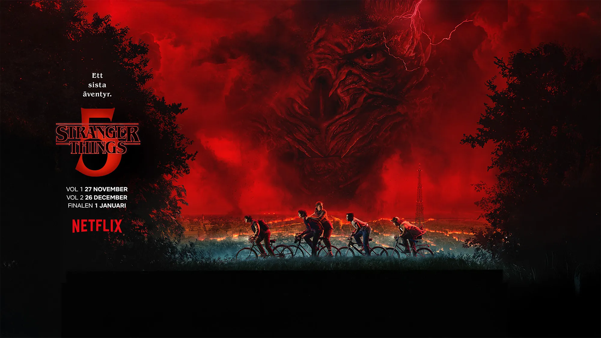 Missa inte den femte och sista säsongen av Stranger Things som har premiär på Netflix den 27 november 2025.