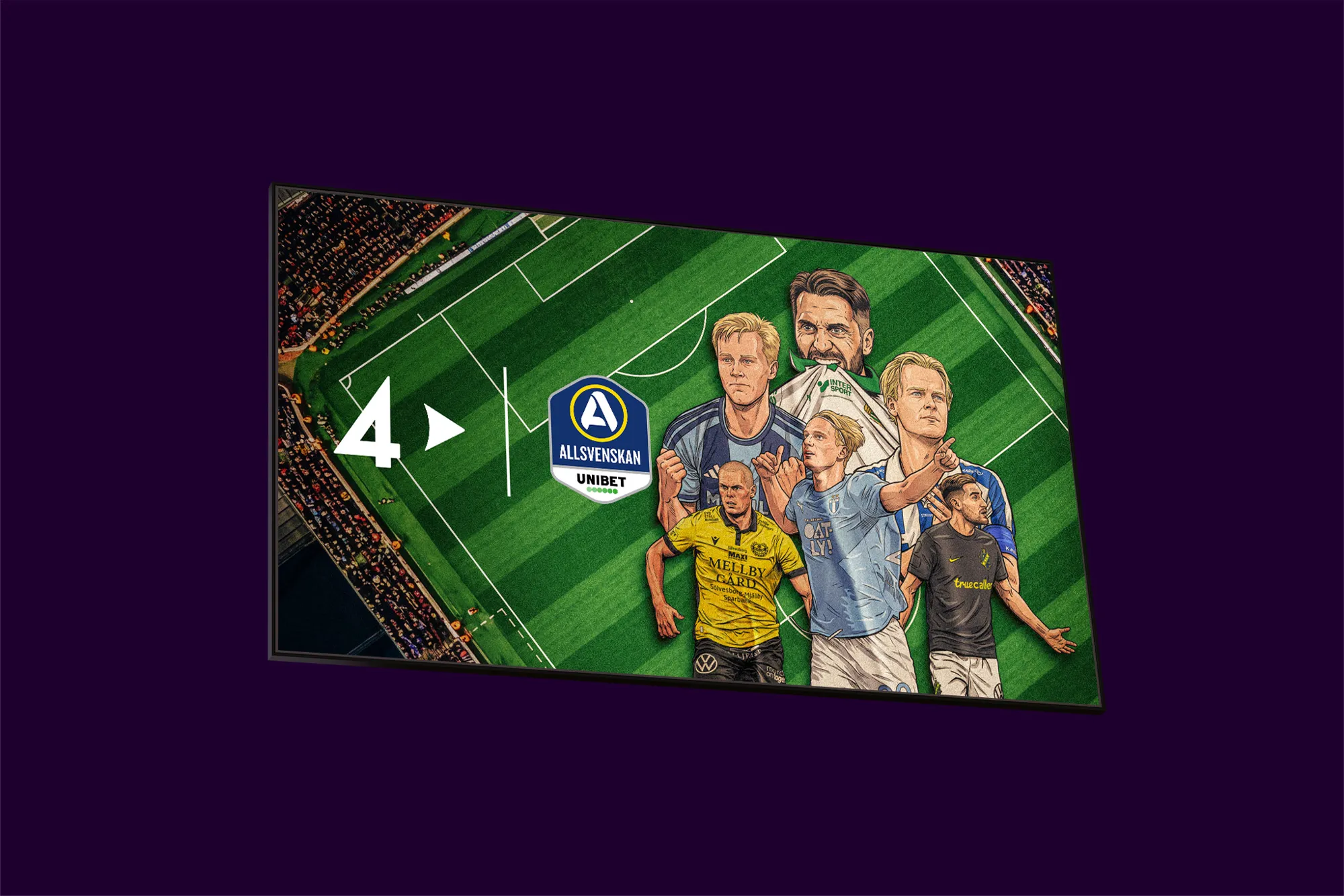 Streama Allsvenskan 2026 på TV4 Play med Telia. Missa ingenting med något av våra sportpaket med TV4 Play Sport Fotboll och sporträttigheterna till Allsvenskan 2026.