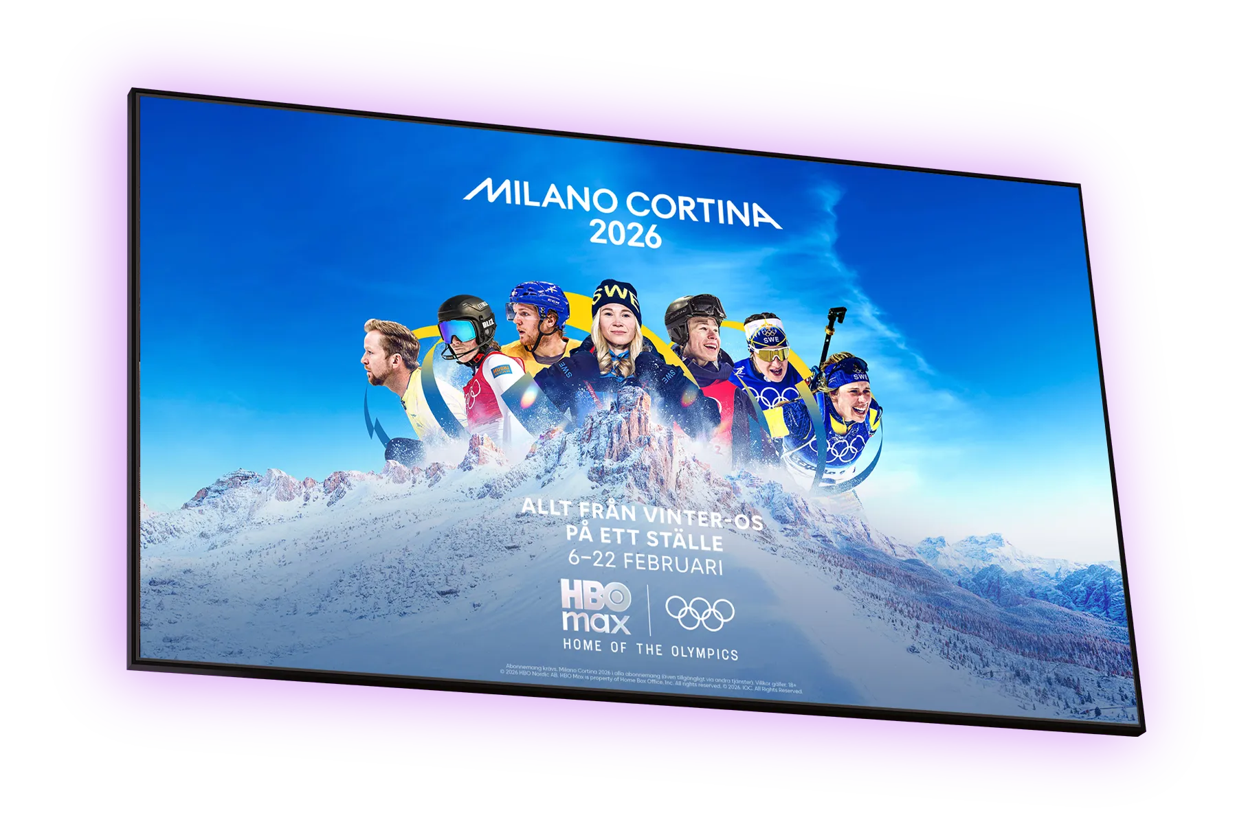 Streama allt från vinter-OS 2026 på HBO Max med Telia och något av våra sportpaket med sporträttigheterna till hela vinter-OS 2026 inkl. hockey-OS 2026.