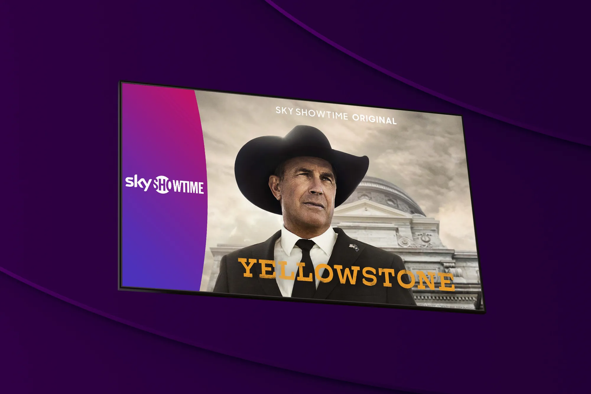 Innehåll från den amerikanska western- och dramaserien Yellowstone – streama alla säsonger på SkyShowtime med Telia nu!