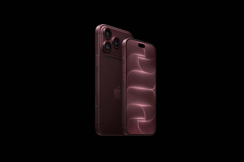 iPhone 18 Pro och Pro Max i färgen burgundy.