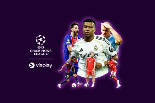 Aktuella fotbollsspelare i UEFA Champions League som du kan streama på Viaplay med vårt tv-paket Tv Mycket.