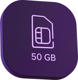 Telia Mobilabonnemang 50GB för företag