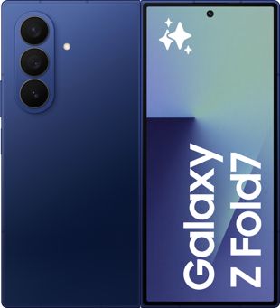Samsung Galaxy Z Fold7, Blue Shadow, fram- och baksida