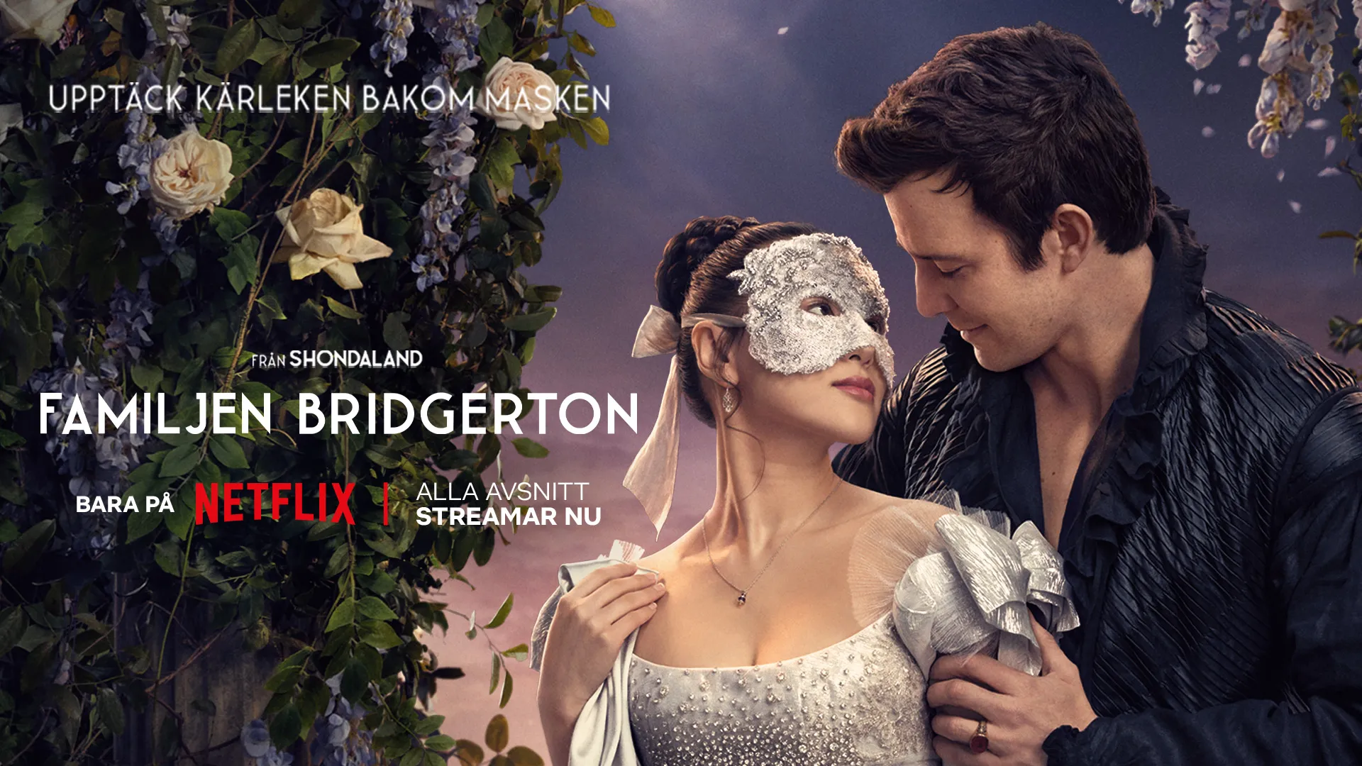 Streama alla avsnitt från den senaste och fjärde säsongen av Familjen Bridgerton på Netflix med Telia nu. 