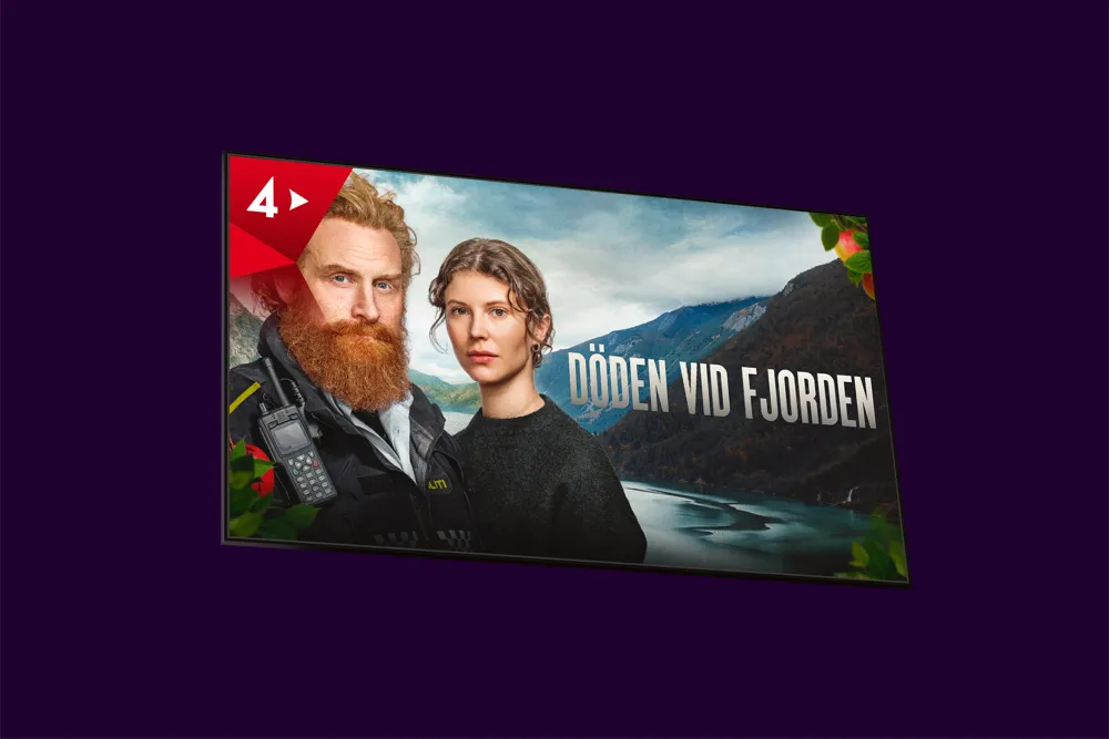 Innehåll från den norska kriminaldramaserien Döden vid fjorden som streamas på TV4 Play från premiären den 18 september 2026.