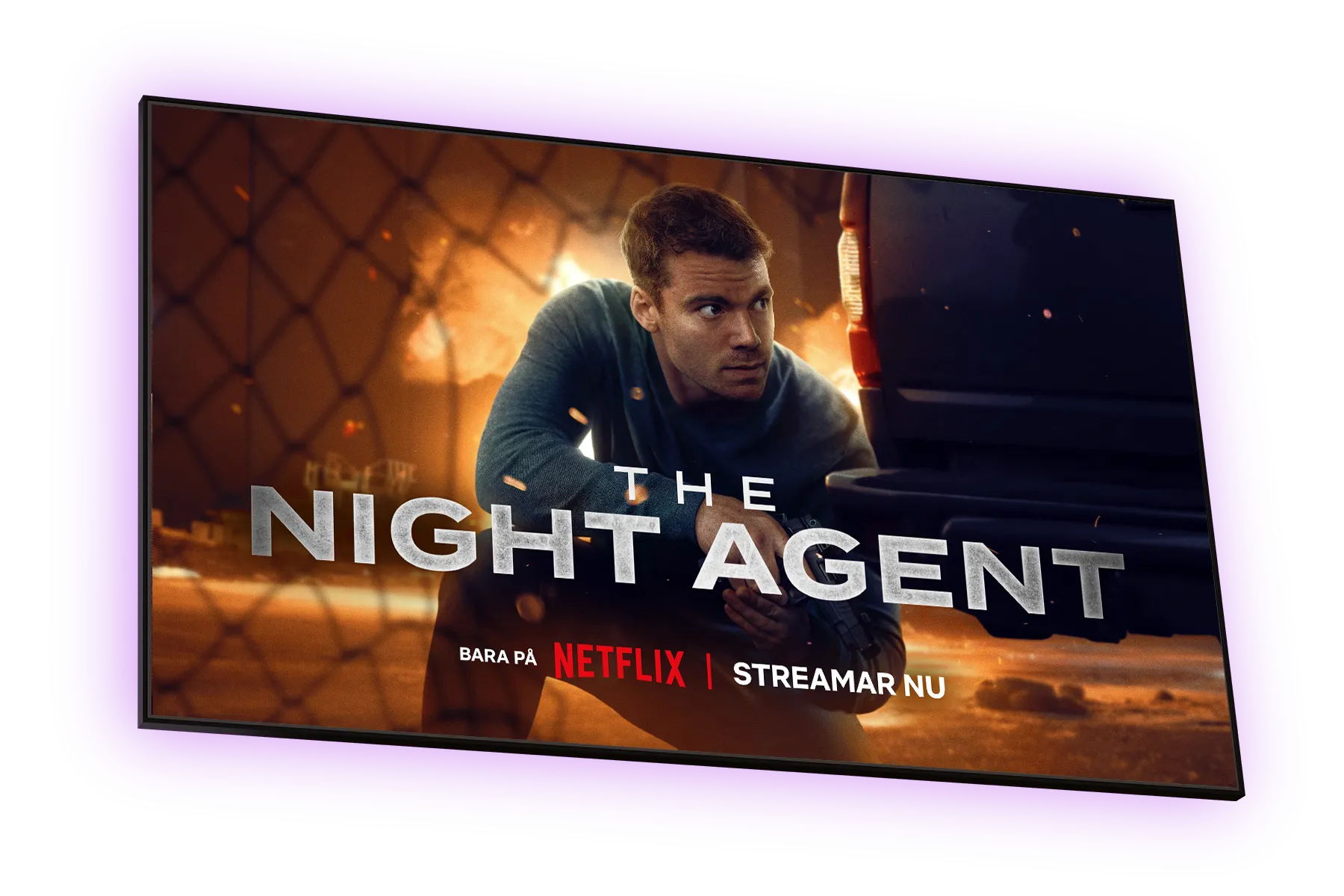 Missa inte den senaste säsongen av The Night Agent som går att streama på Netflix med Telia nu.