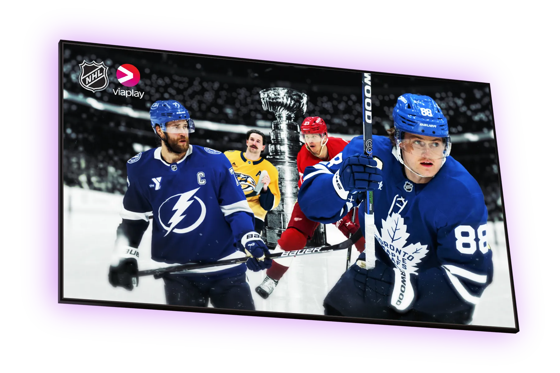 Streama NHL 2025/26 på Viaplay med Telia! Följ alla matcher med något av våra sportpaket med Viaplay från säsongsstart den 7 oktober2025.