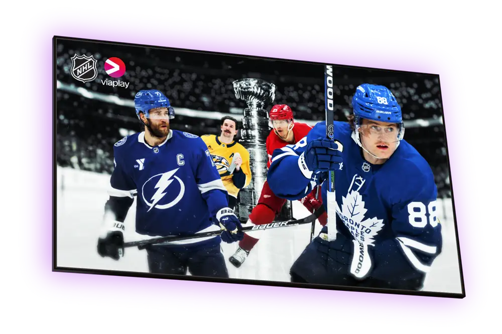 Streama NHL 2025/26 på Viaplay med Telia! Följ alla matcher med något av våra sportpaket med Viaplay från säsongsstart den 7 oktober2025.