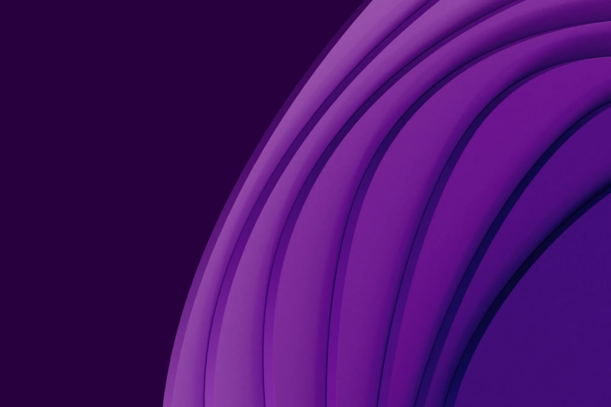 Lila bakgrund med former och mönster som symboliserar vårt bredband via fiber och bredband via 5G – med bredband för alla, från Telia. 