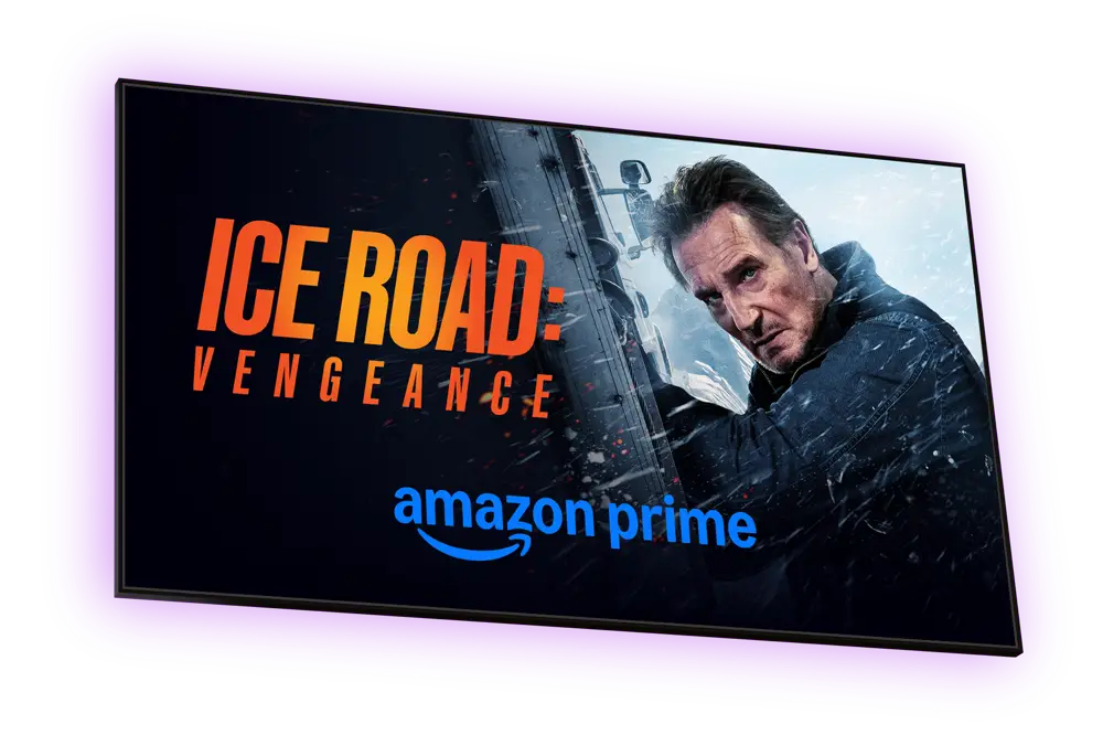 Huvudkaraktären Mike McCann som spelas av Liam Neeson i actionthrillerfilmen Ice Road: Vengeance som går att streama på Amazon Prime från den 3 september 2025.