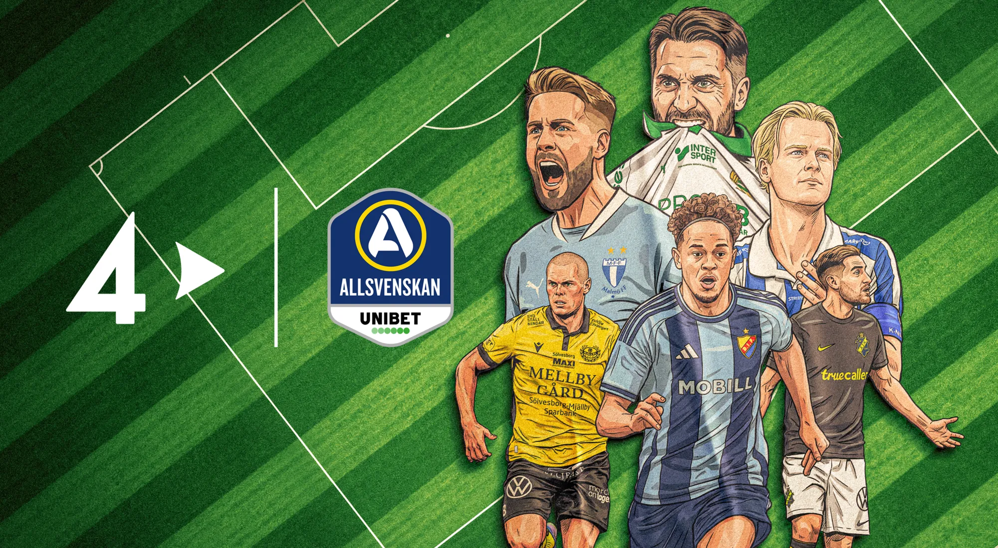 Aktuella fotbollsspelare i Allsvenskan 2026. Följ hela ligan på TV4 Play med något av våra sportpaket med rättigheterna till Allsvenskan 2026.