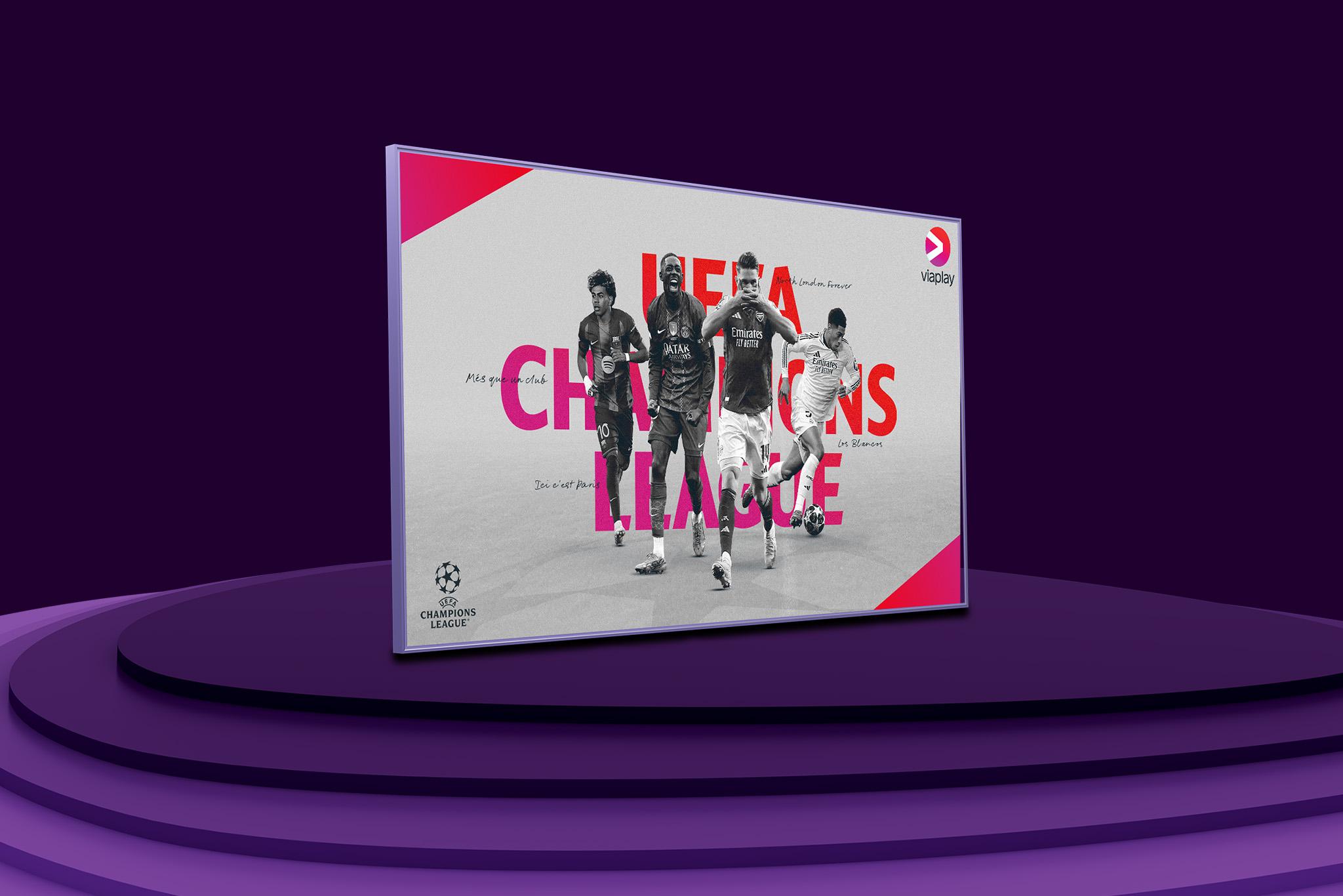 Aktuella fotbollsspelare i UEFA Champions League som du kan streama på Viaplay med vårt tv-paket Tv Mycket.
