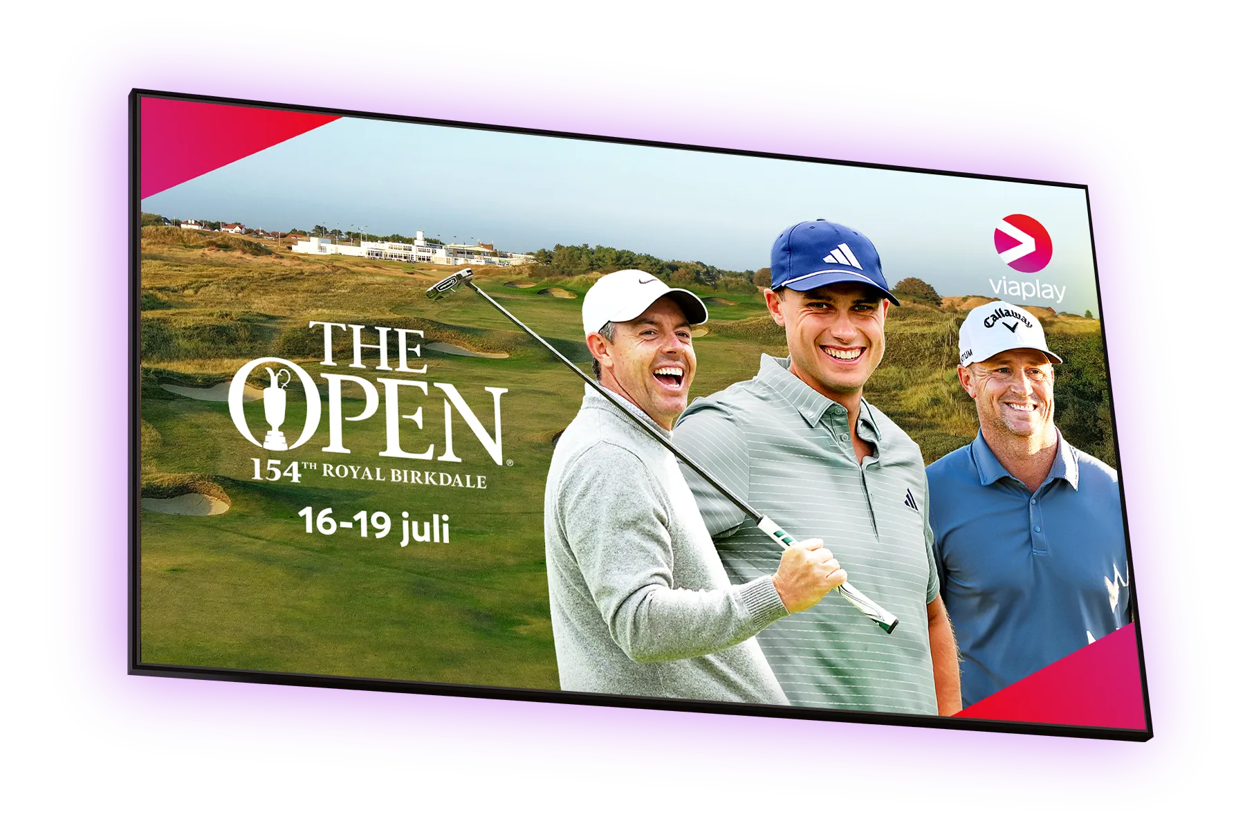 Aktuella golfspelare från The Open 2026 som du kan streama på Viaplay med Telia, den 16–19 juli 2026.