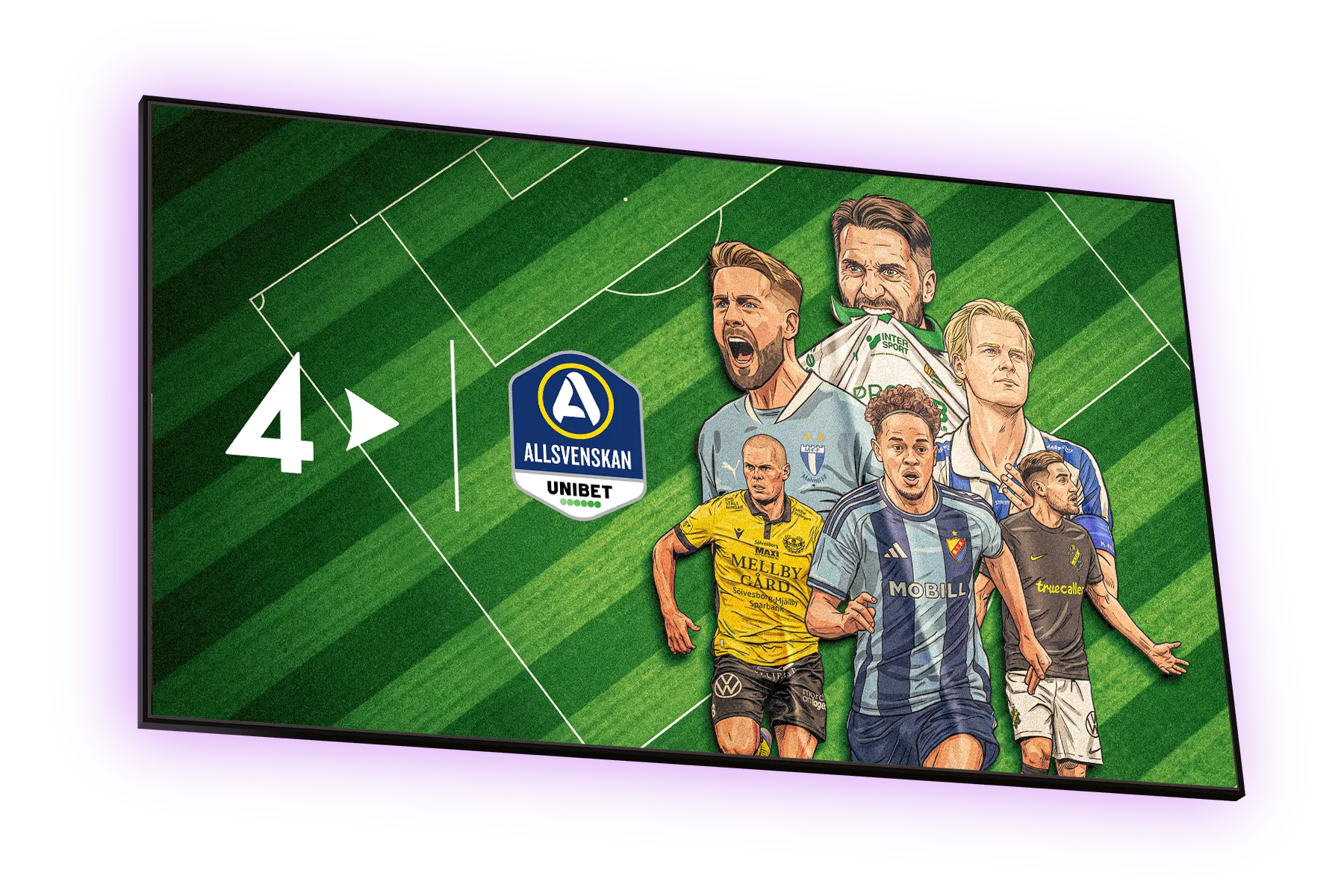 Streama Allsvenskan 2026 på TV4 Play med Telia. Missa ingenting med något av våra sportpaket med TV4 Play Sport Fotboll och sporträttigheterna till Allsvenskan 2026.