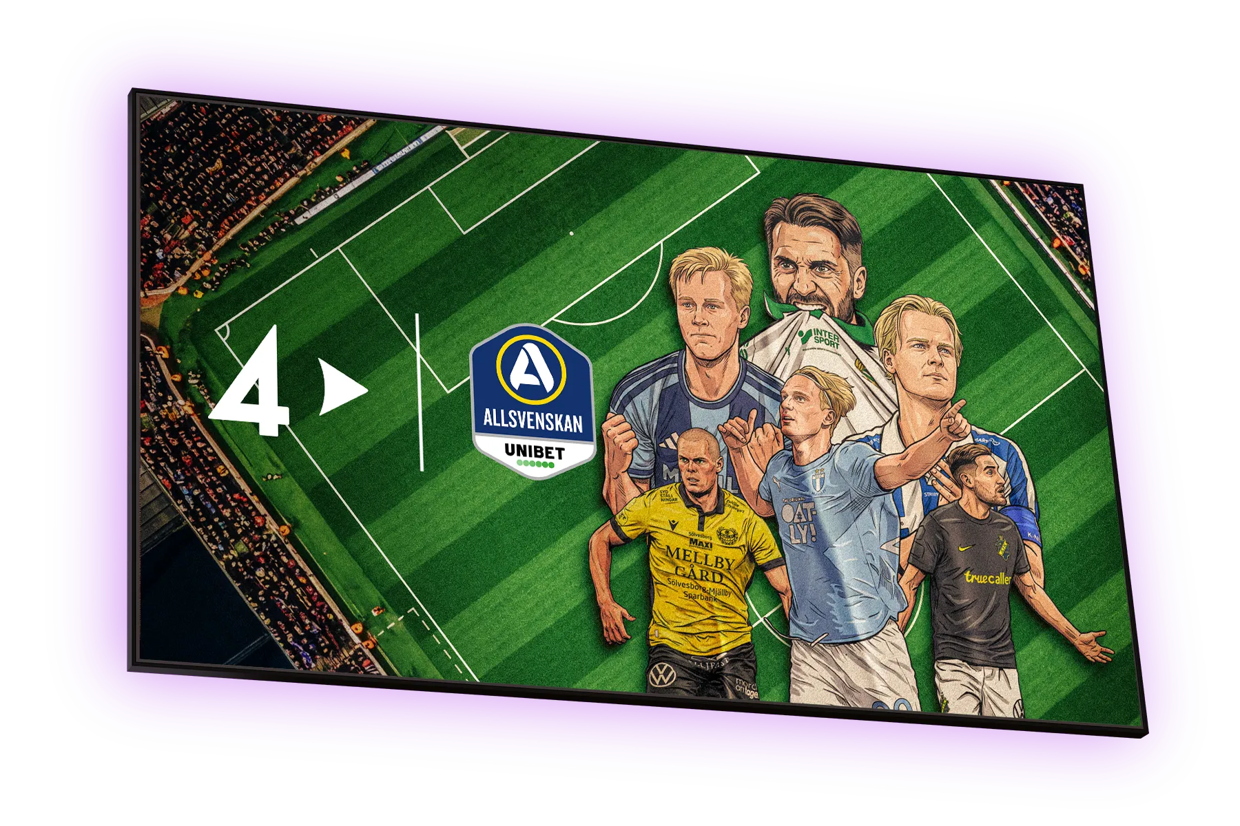 Streama Allsvenskan 2026 på TV4 Play med Telia. Missa ingenting med något av våra sportpaket med TV4 Play Sport Fotboll och sporträttigheterna till Allsvenskan 2026.