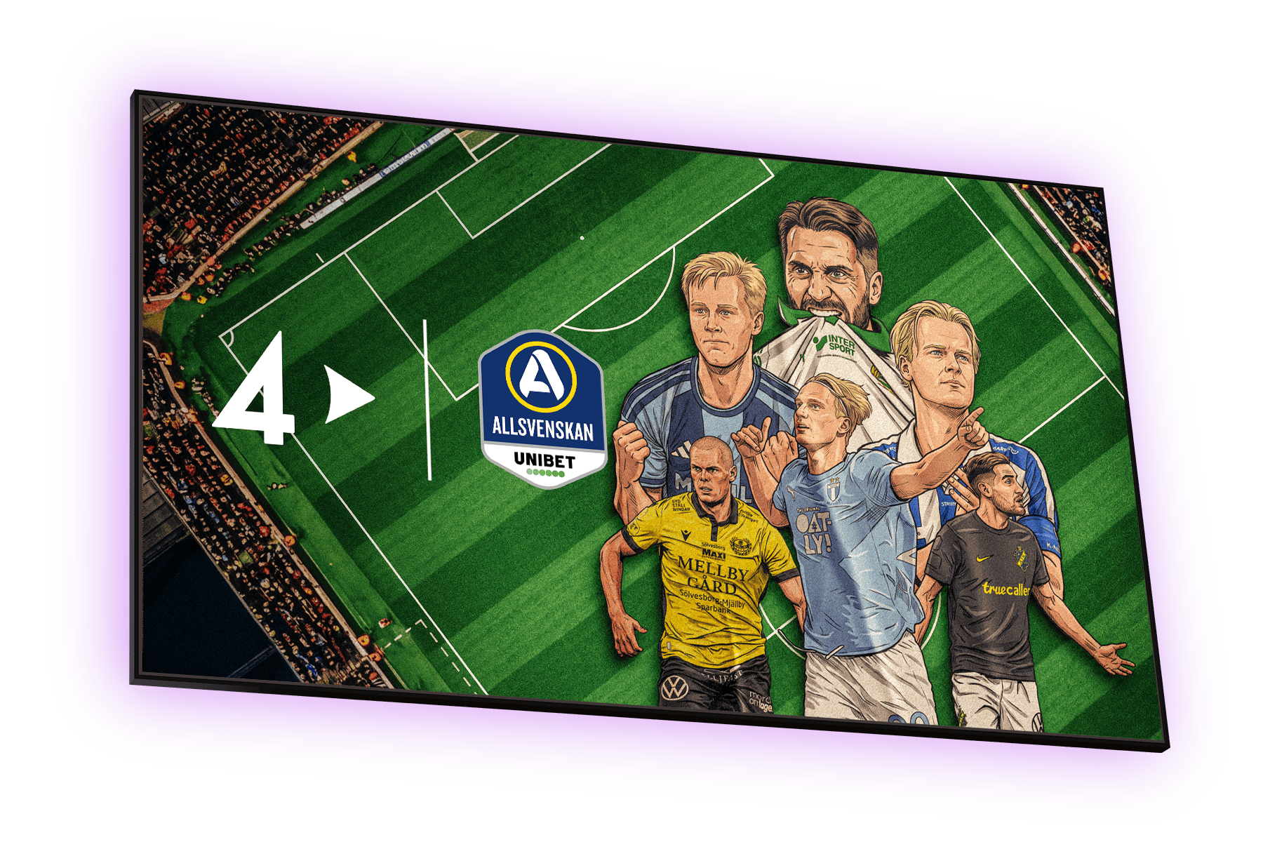 Streama Allsvenskan 2026 på TV4 Play med Telia. Missa ingenting med något av våra sportpaket med TV4 Play Sport Fotboll och sporträttigheterna till Allsvenskan 2026.