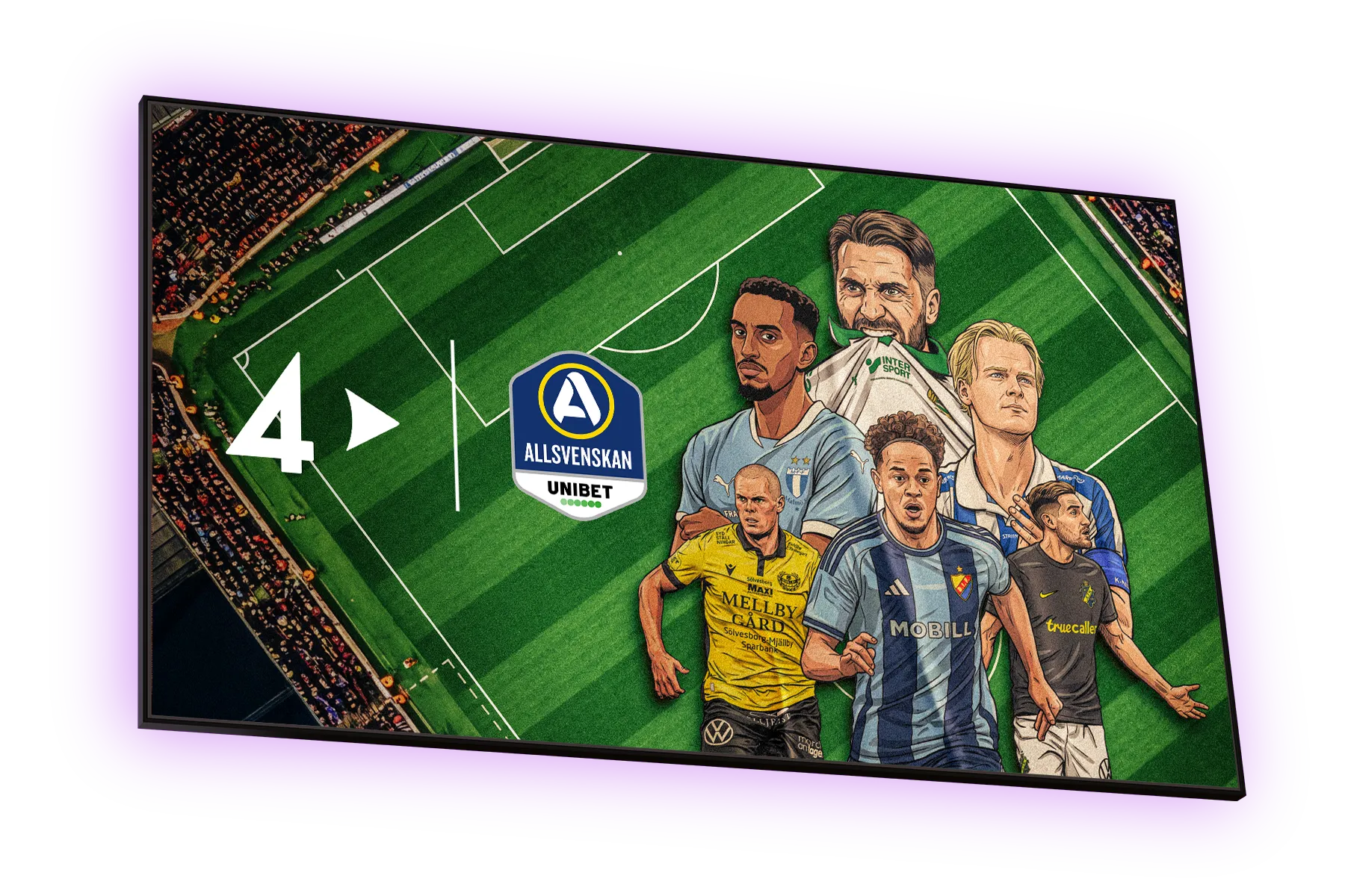 Streama Allsvenskan 2026 på TV4 Play med Telia. Missa ingenting med något av våra sportpaket med TV4 Play Sport Fotboll och sporträttigheterna till Allsvenskan 2026.