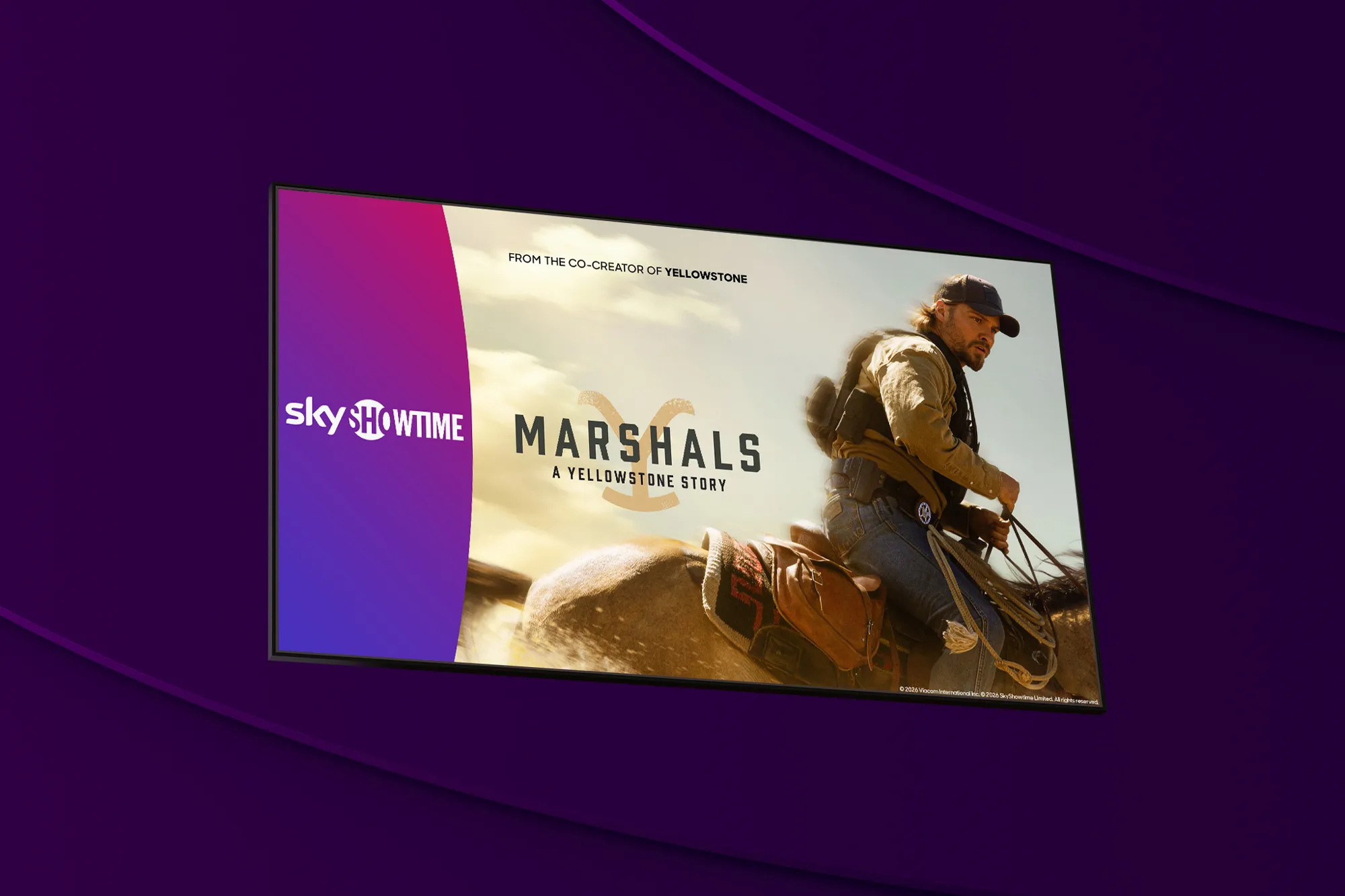 Missa inte den nya spinoff-serien till Yellowstone – Marshals: A Yellowstone Story – som har premiär och går att streama på SkyShowtime från premiärdagen den 2 mars 2026 med Telia.