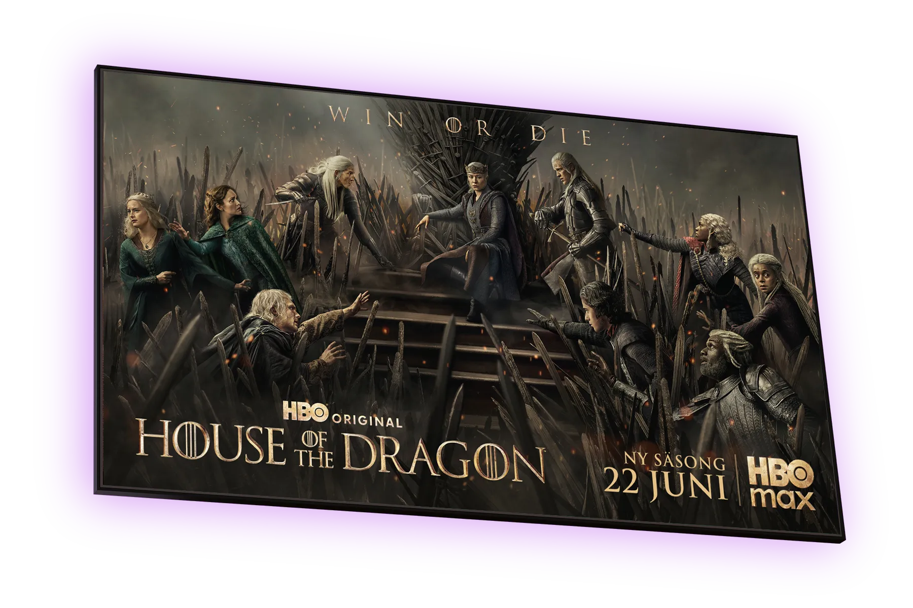 Innehåll från den nya och tredje säsongen av House of the Dragon som har premiär och streamas på 22 juni 2026 på HBO Max med Telia.