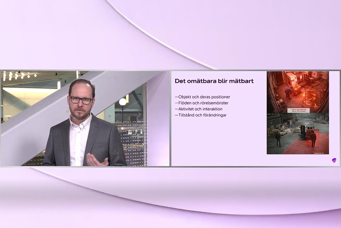 Bild från webbinarium om AI-kamera som smart sensor.