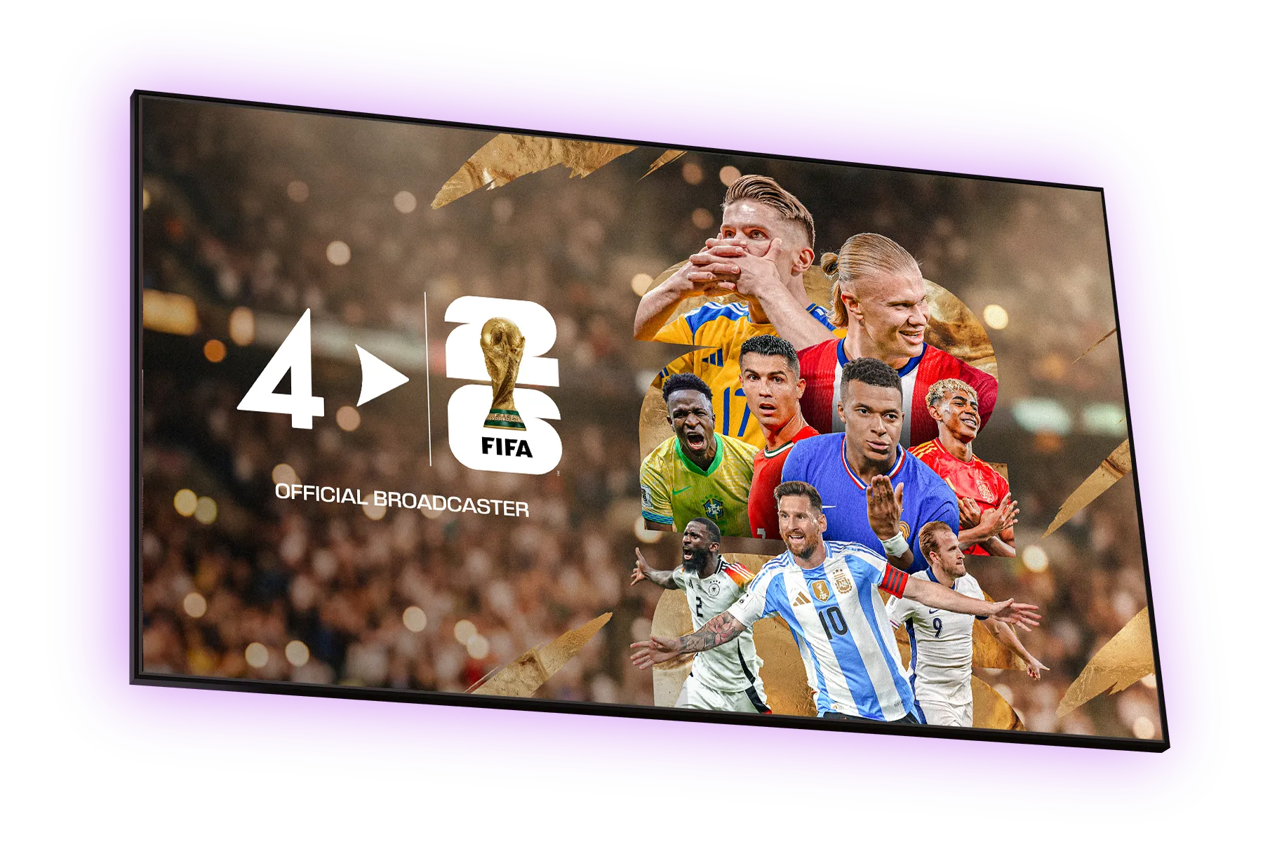 Streama utvalda matcher i fotbolls-VM 2026 på TV4 Play med Telia och något av våra sportpaket med TV4 Play Sport Fotboll.