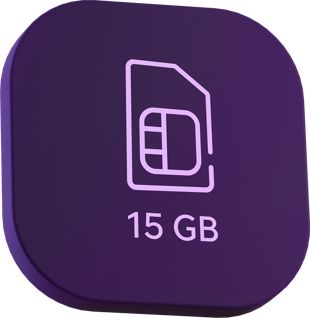 SImkort för Telia företagsabonnemang 15GB.