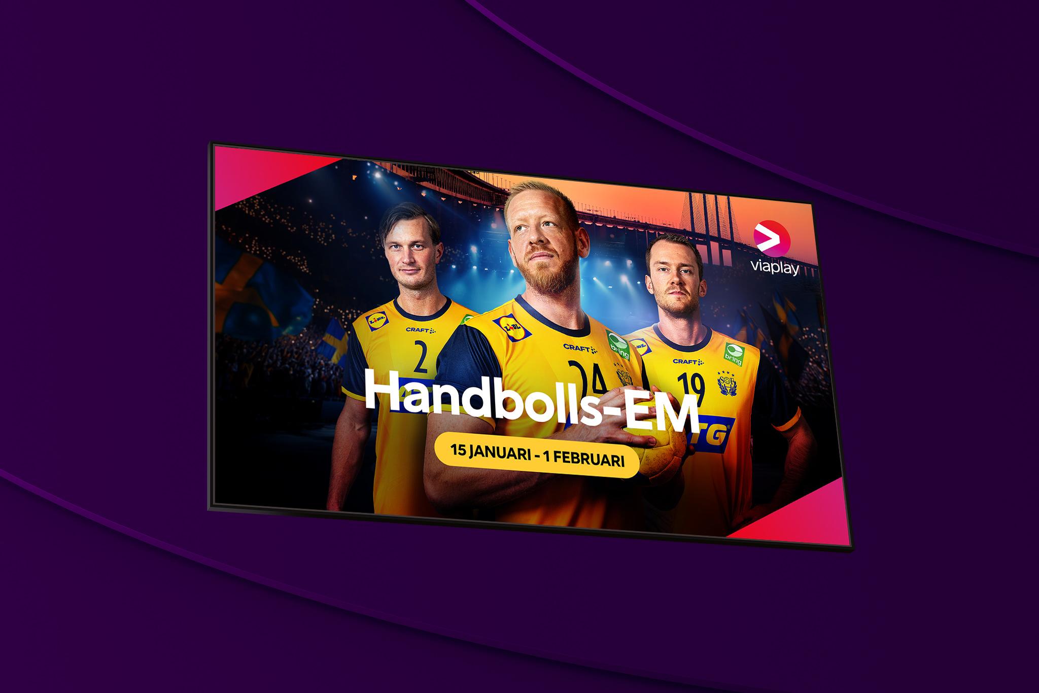 Aktuella handbollspelare från handbolls-EM 2026 – missa inte när Europas bästa landslag gör upp om guldet på Viaplay Sport med Telia och vårt tv-paket Tv Mini. 