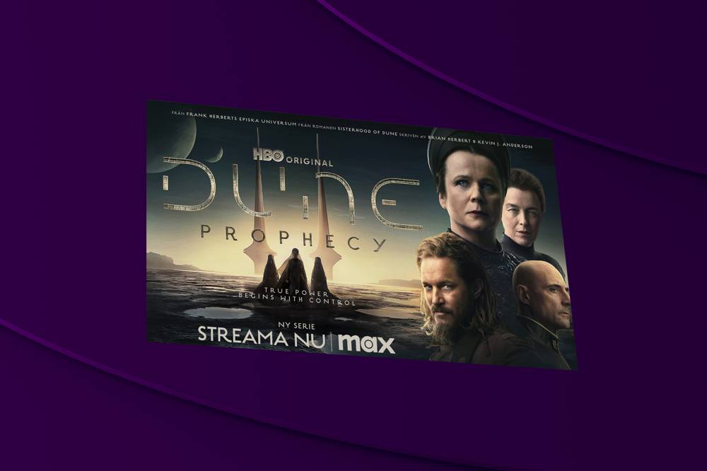 Huvudkaraktärerna i nya serien Dune: Prophecy som streamar på Max från den 18 november. 