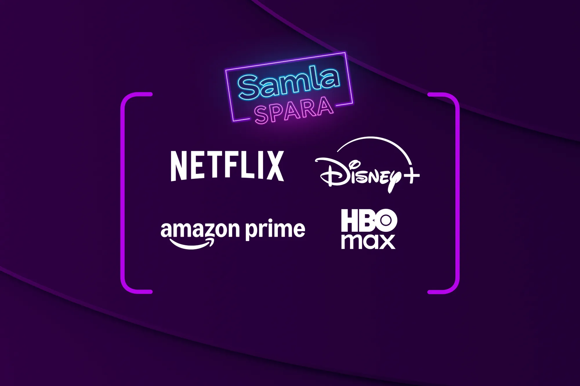 Samla din favoritstreaming på ett ställe med vårt tv-och streamingpaket Streaming Maxad och streama allt från Netflix, Disney+, Amazon Prime och HBO Max.