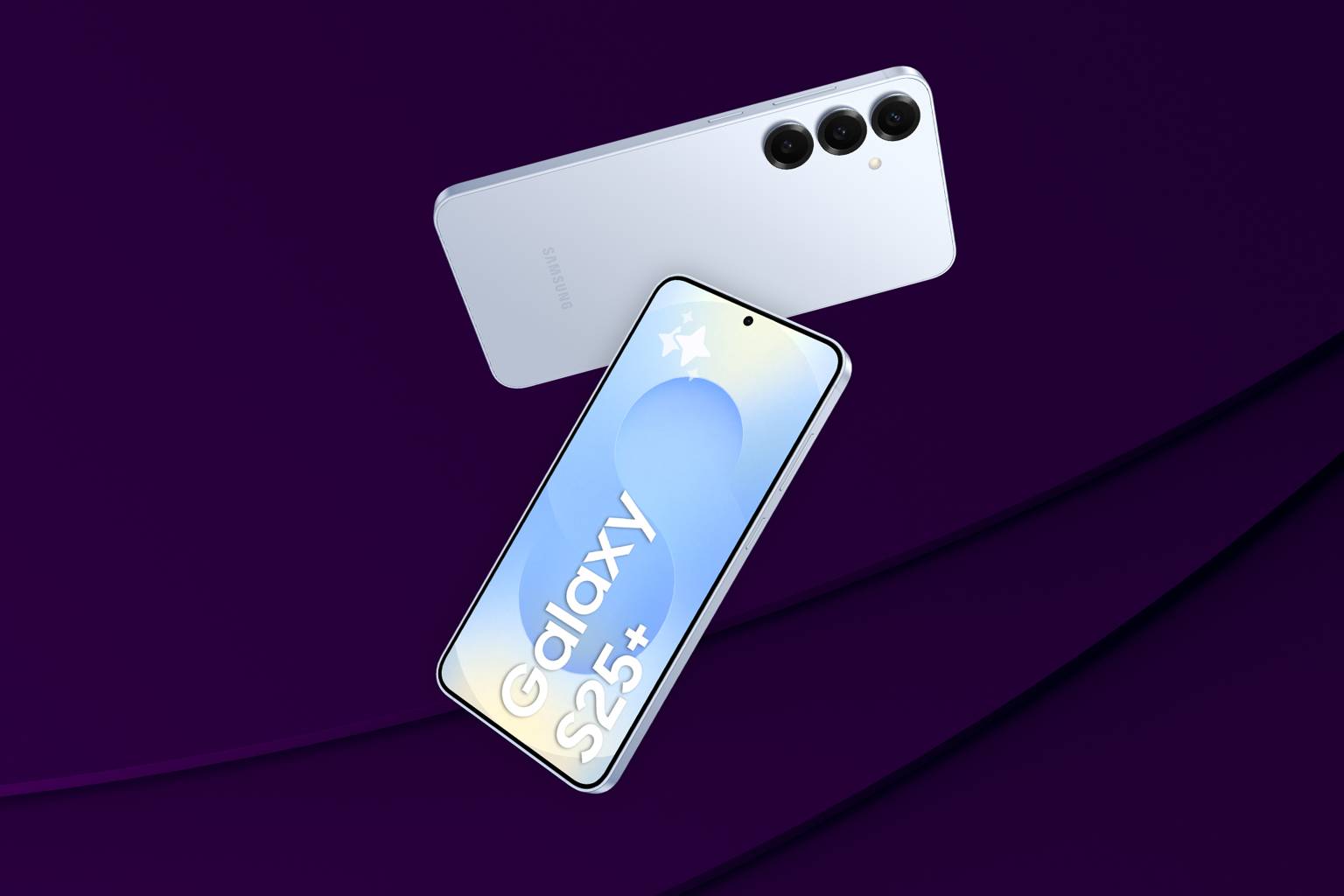 Arbeta med Samsung Galaxy S25 Icy Blue och AI