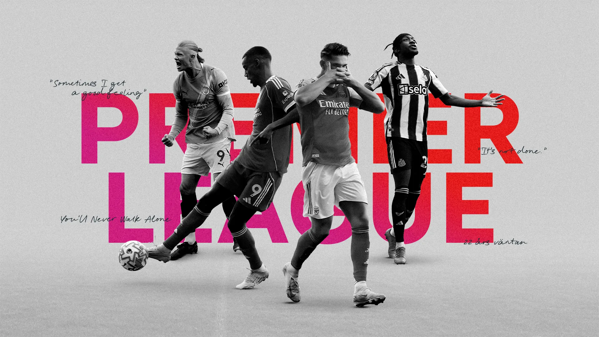 Aktuella fotbollsspelare i Premier League 2026/27 som du ser på Viaplay med något av våra sportpaket med rättigheterna till Premier League.