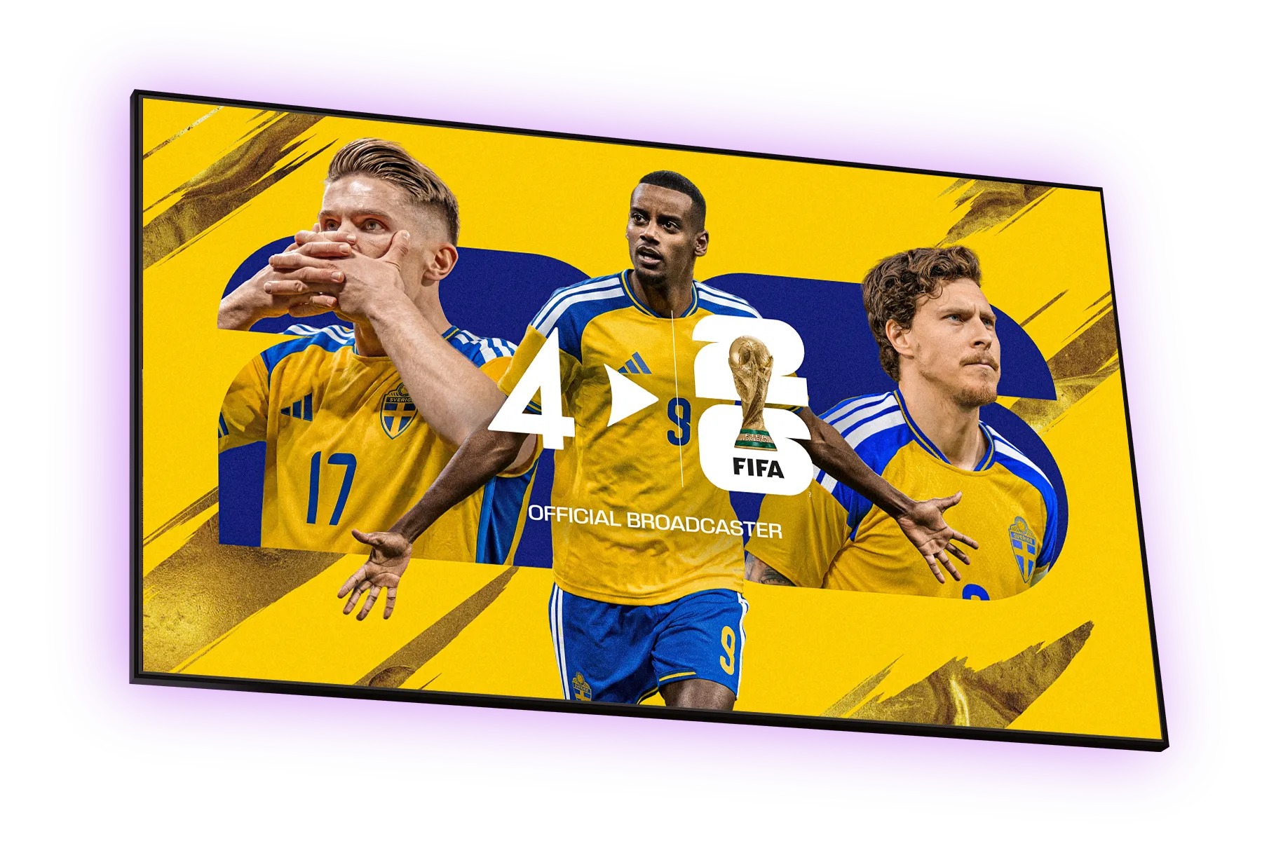 Streama utvalda matcher i fotbolls-VM 2026 på TV4 Play med Telia och något av våra sportpaket med TV4 Play Sport Fotboll.