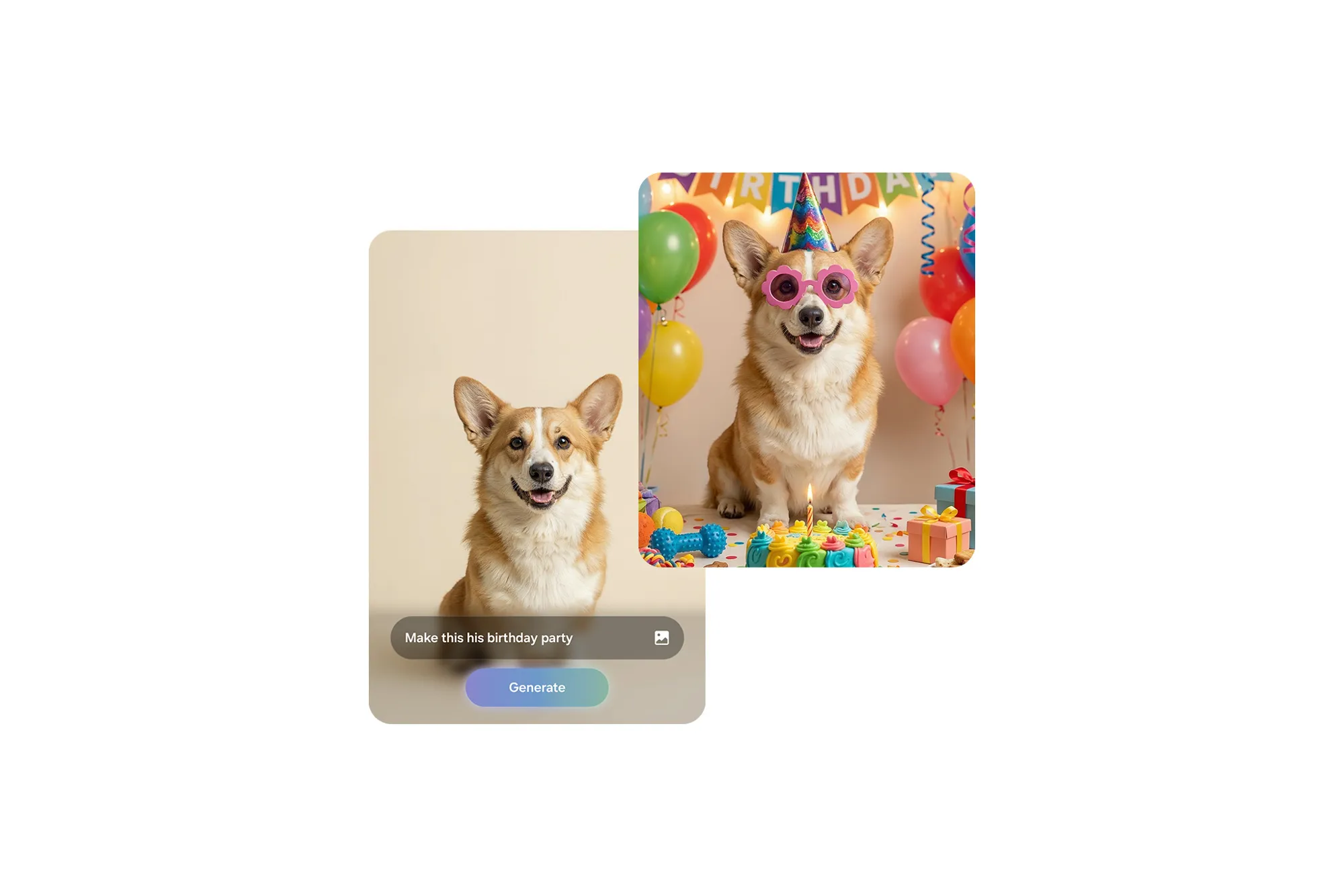 Samsung Galaxy S26 med AI hund motiv