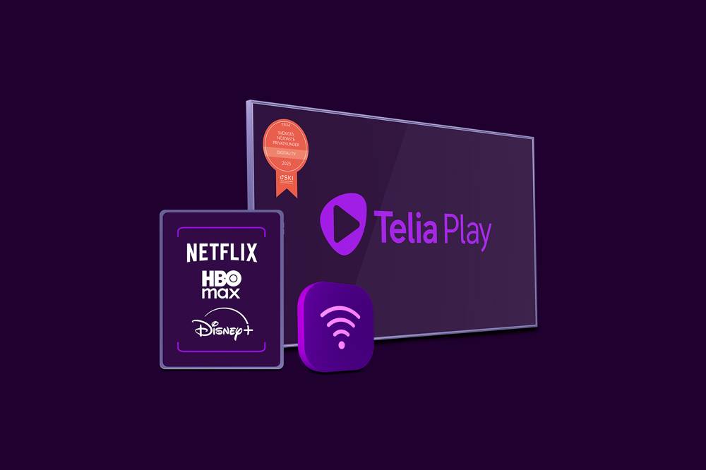 Samla bredband och tv i ett bredband och tv-paket hos oss till ett ännu bättre pris när du köper dem tillsammans jämfört med att köpa dem separat.