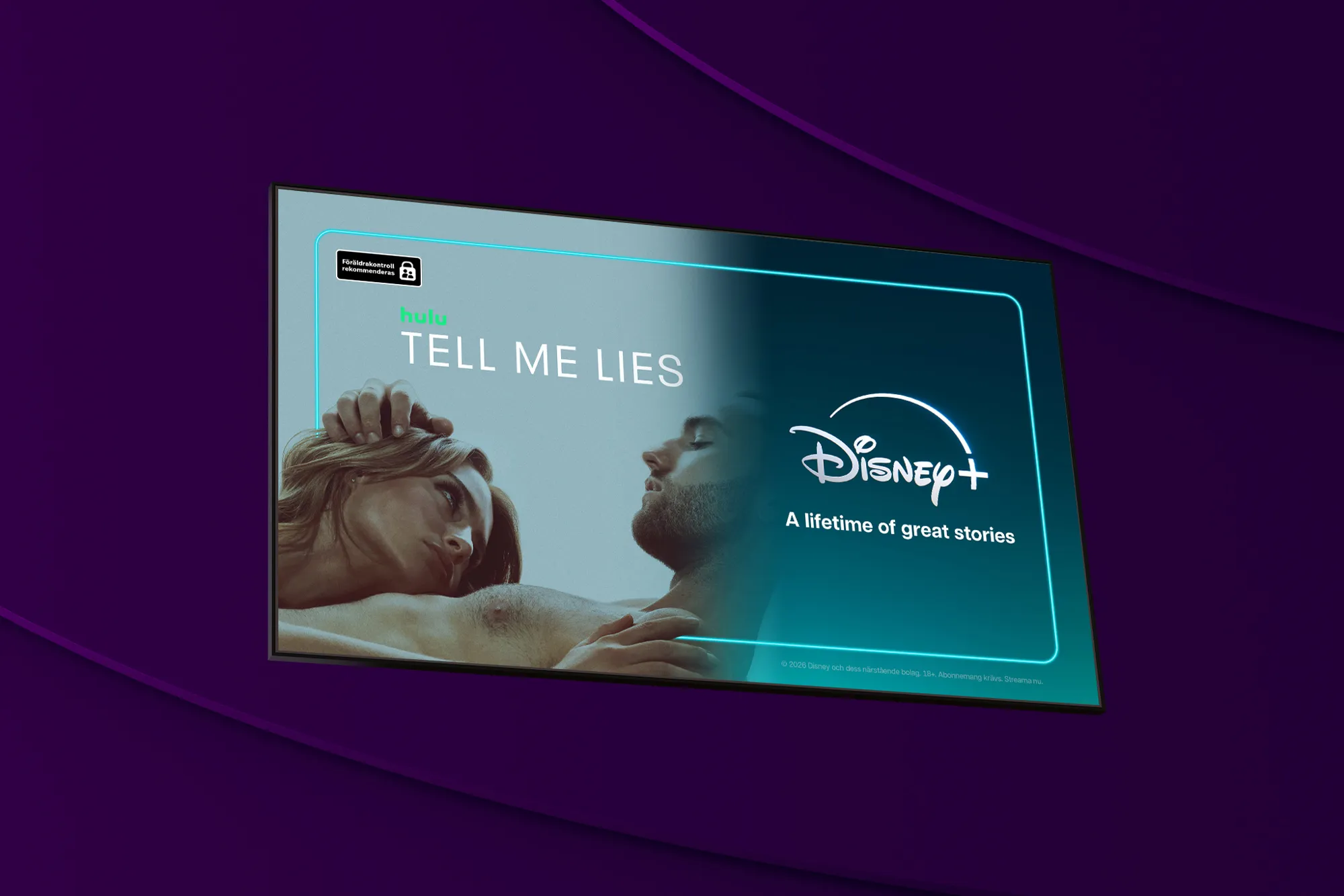 Innehåll från den psykologiska dramaserien Tell Me Lies som går att streama på Disney+ med premiär av den tredje säsongen 13 januari 2026.