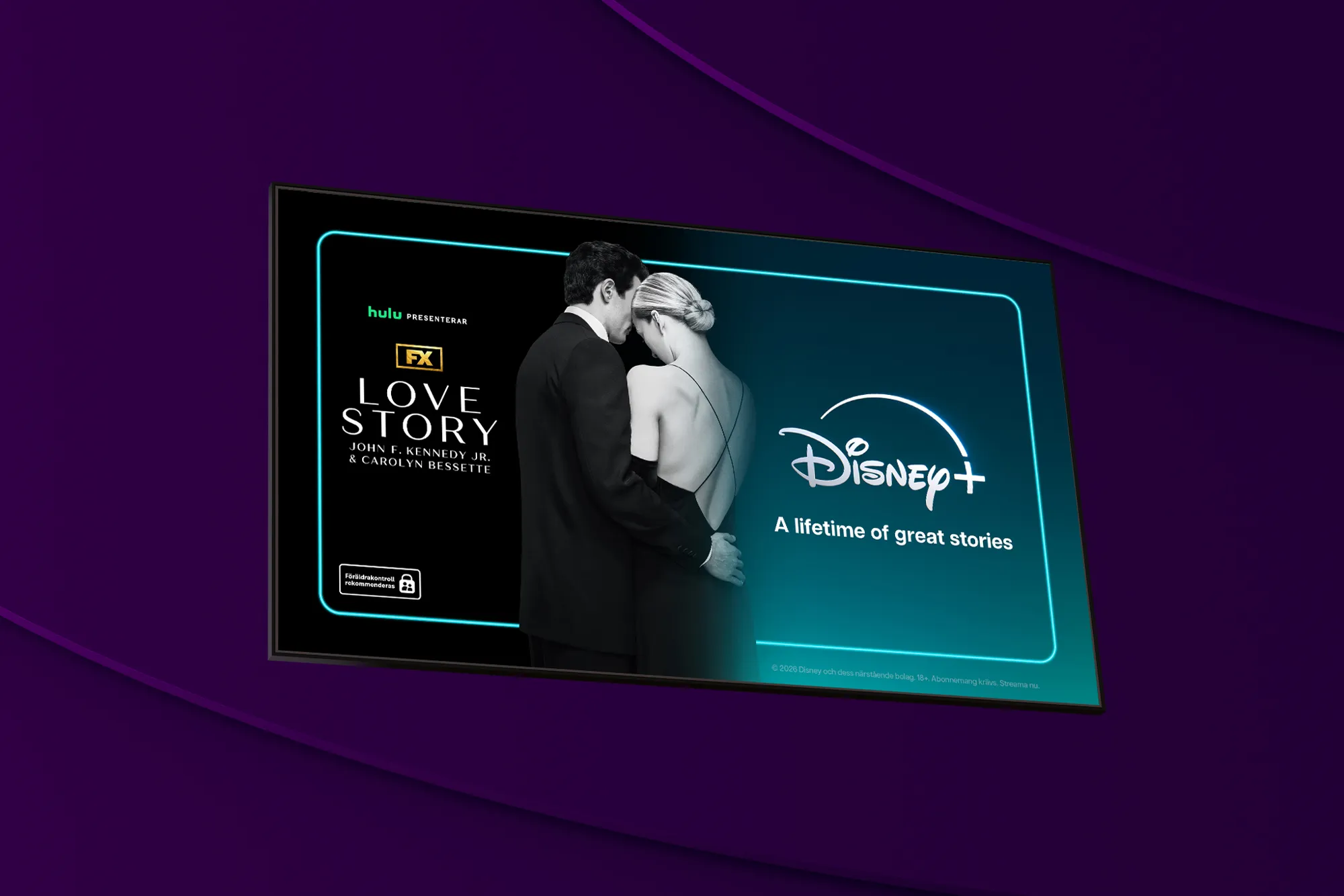 Upptäck den nya miniserien Love Story som utforskar det omskrivna äktenskapet mellan JFK Jr. och Carolyn Bessette – streama på Disney+ med Telia nu!