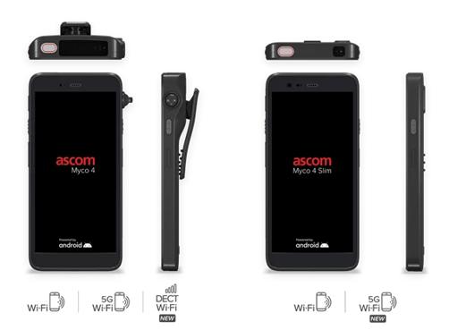 Ascom vårdanpassad handenhet.
