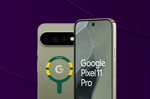 Google Pixel 11 Pro + SHL magsafe ring gröngult